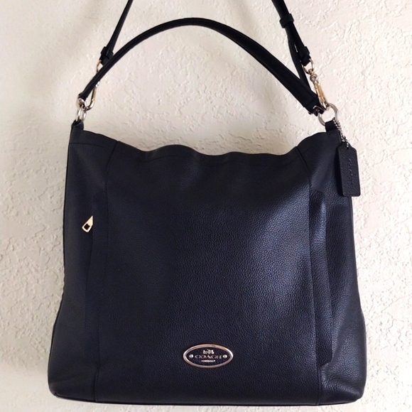 Coach Large Pebbled Leather Scout Hobo Bag - Picture 1 of 16